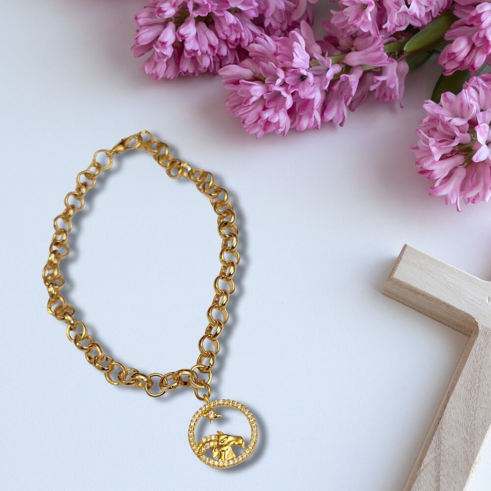 Capricorn Zodiac Sign Charm Bracelet